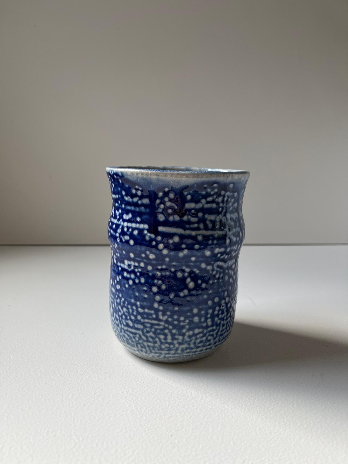Salt fired beer mug