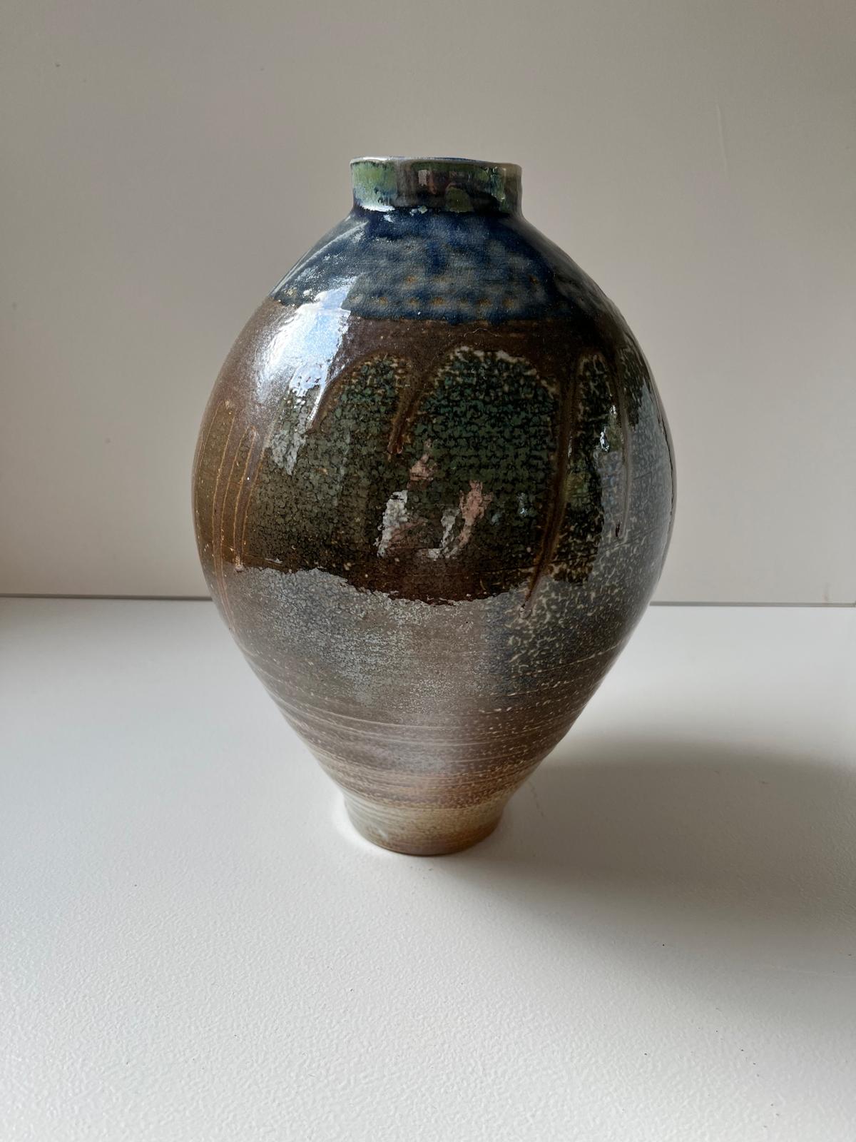 Wood fired vase