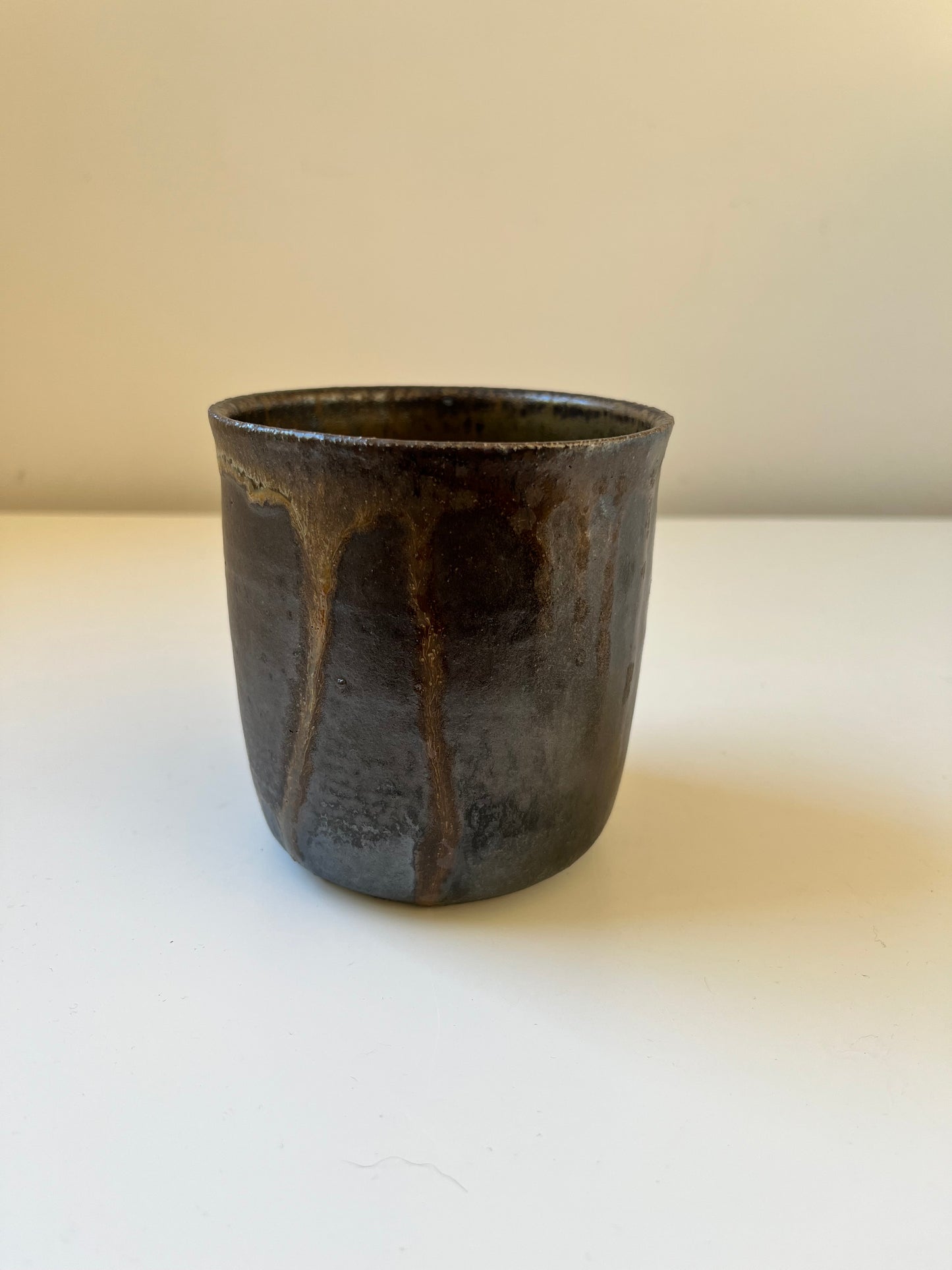 Salt fired tumblers - pair