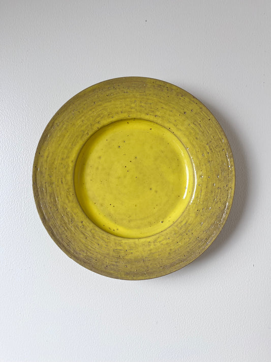 Yellow plate