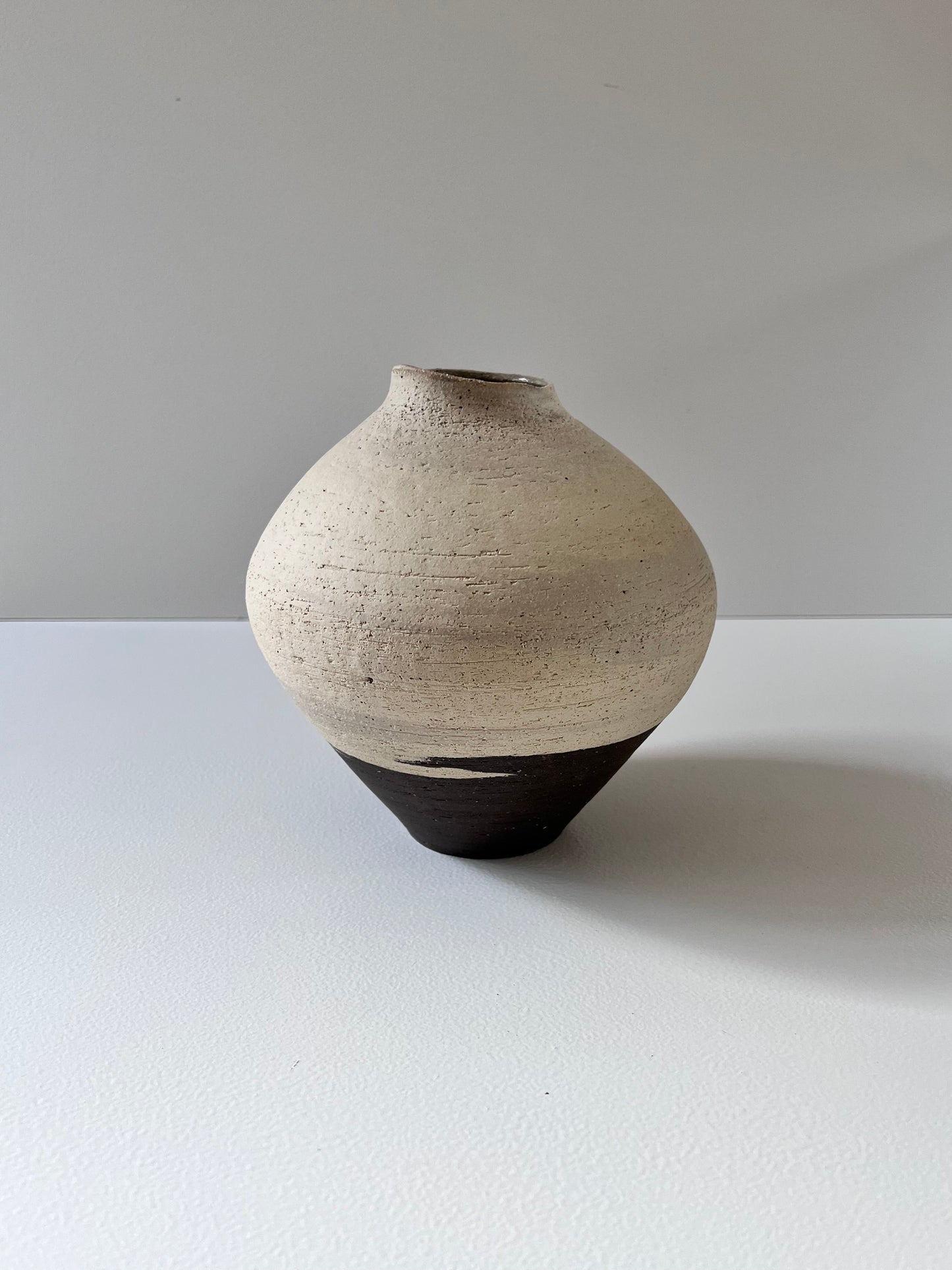 Black and white vase