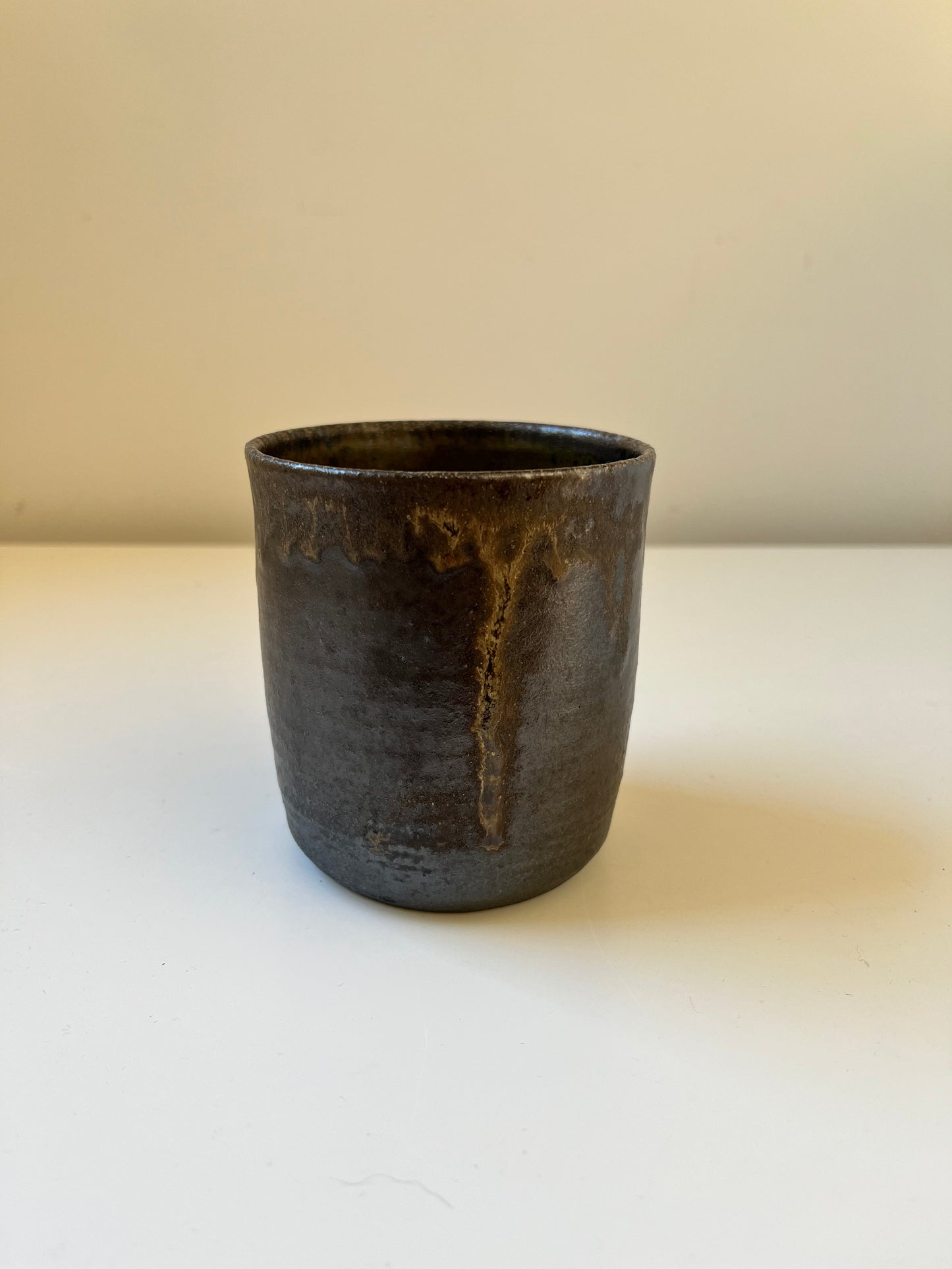 Salt fired tumblers - pair