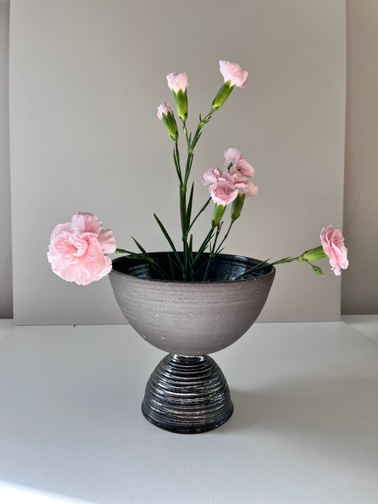 Flower bowl - black