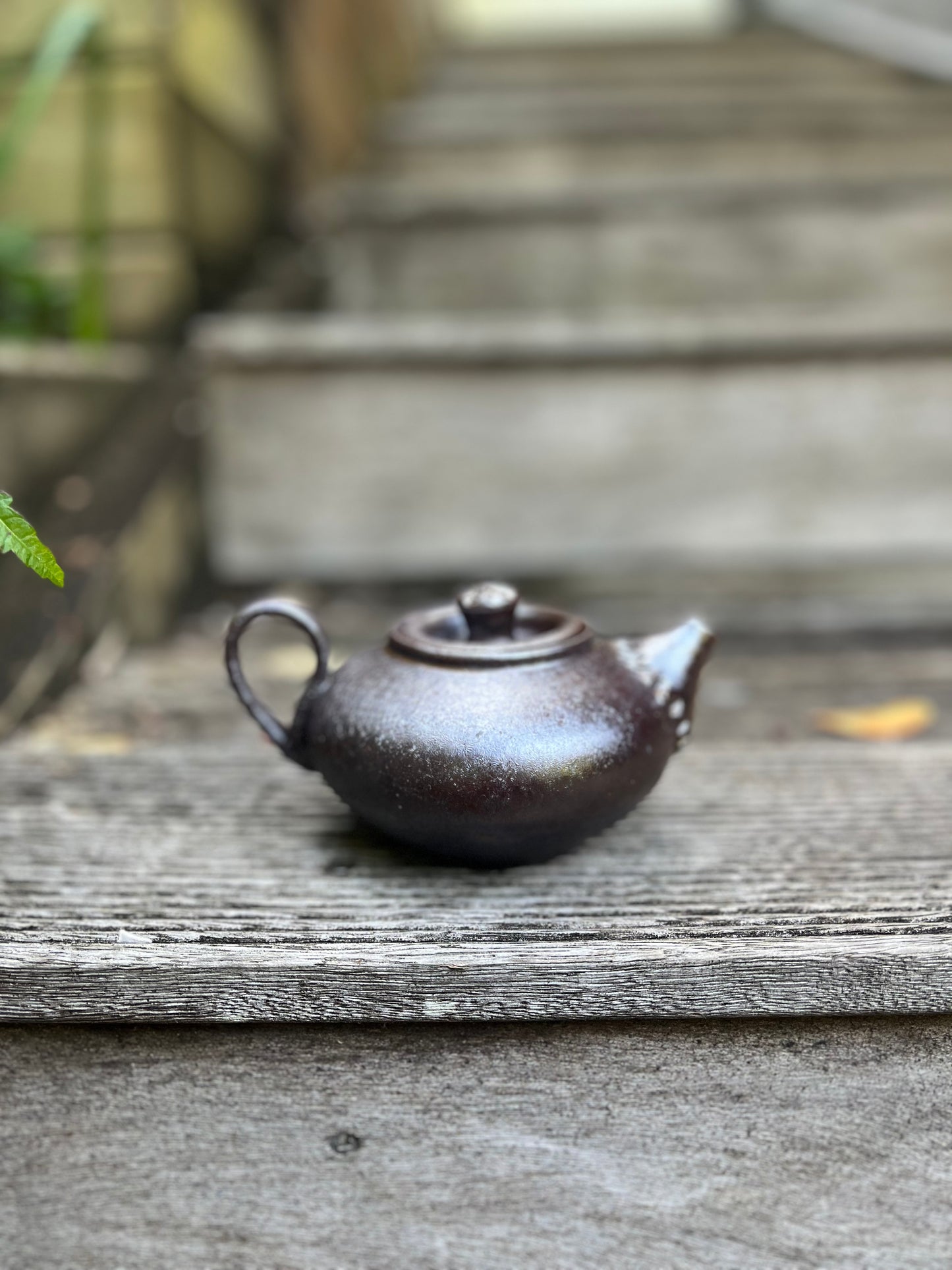 Bronze teapot - tea for one