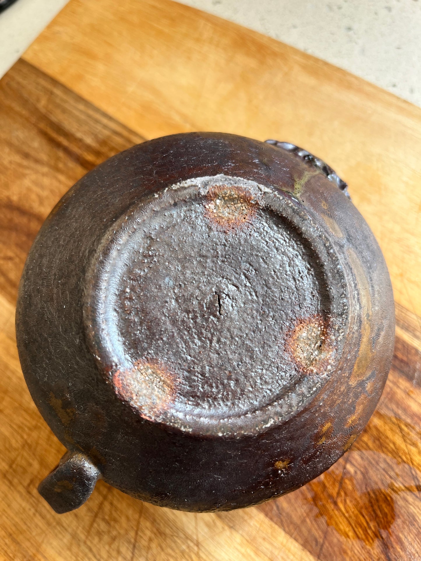 Bronze teapot - tea for one