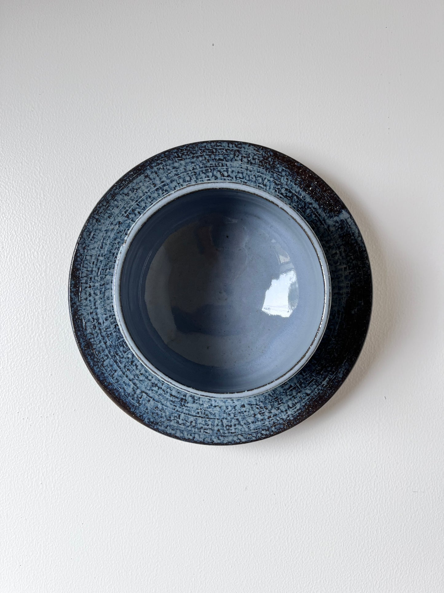 Bowl and plate set | dark blue