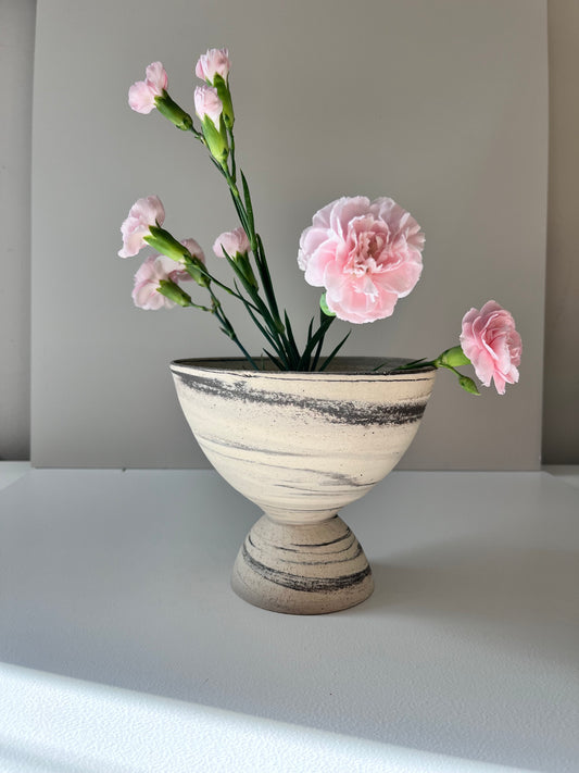 Flower bowl - marbled