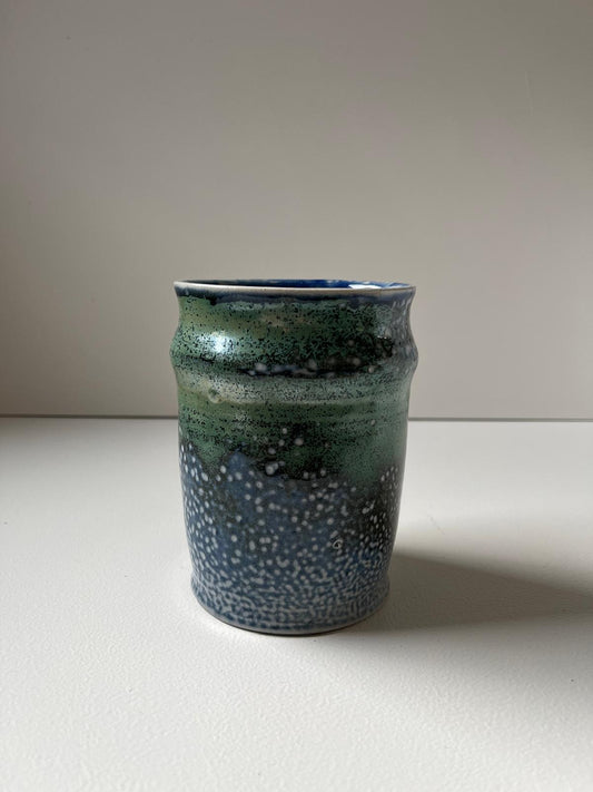 Salt fired beer mug