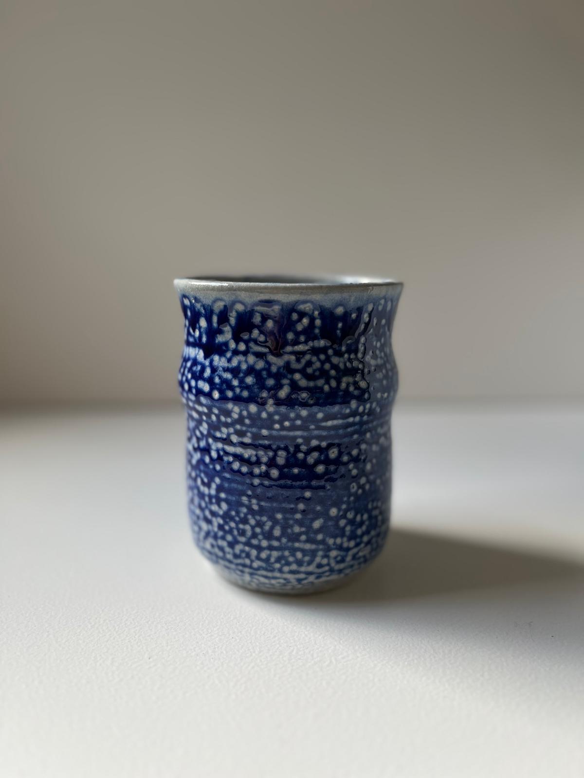 Salt fired beer mug