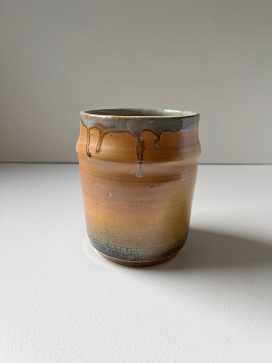 Golden beer mug