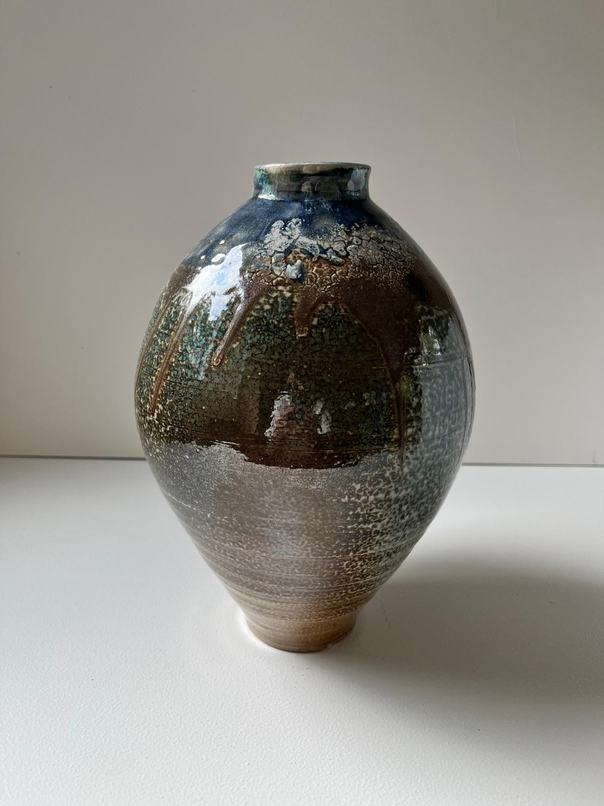 Wood fired vase