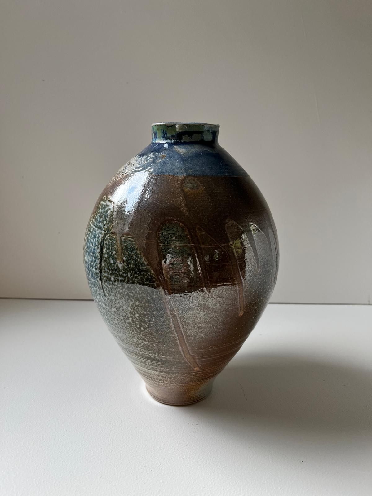 Wood fired vase