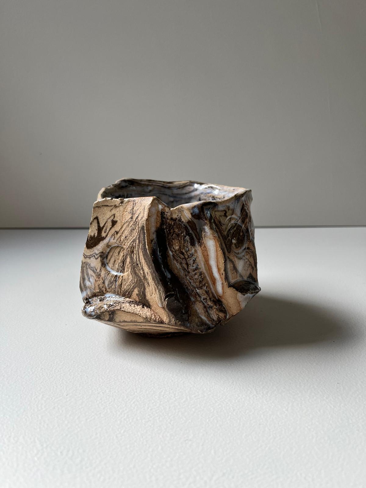 Kurinuki vessel - marbled